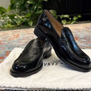 La Canadienne Patent Leather Loafers